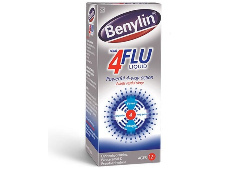 Benylin 4 FLU Syrup 200ml